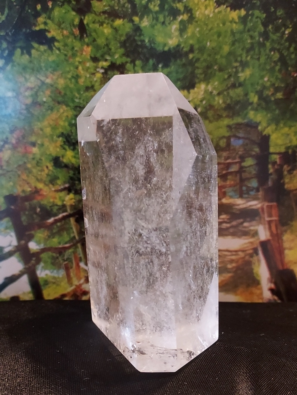 Clear Quartz Crystal Point - Transparent